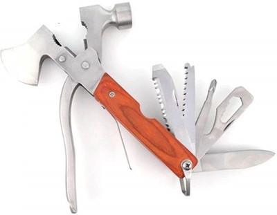 ActrovaX IIV®-127-Hammer Axe IIV®-127-UJ-Multi Functional Hammer Axe Hand Tool with Nylon Pouch Speciality Hammer(0.4 kg)