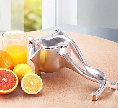 Fitaza Aluminium Hand Press JUICER Hand Juicer(Silver)
