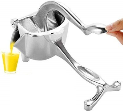 VibeX Steel Quality Heavy Duty Hand Press Fruit Juicer Hand Juicer(Silver)