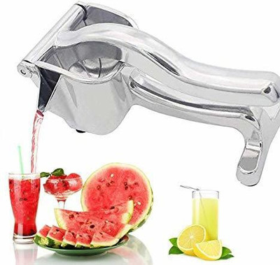 VibeX Steel Simple Fruit Press Squeezer Hand Juicer(Silver)