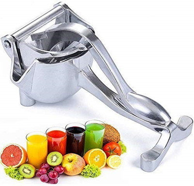 VibeX Steel Fruit Manual Juicer- Heavy Duty Hand Juicer(Silver)
