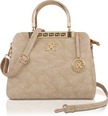 SXF SPEED X FASHION Women Beige Sling Bag