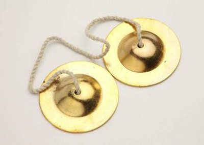 AMROHA ENTERPRISES Iran manjira with Gold polish 02 Kartal Instrument
