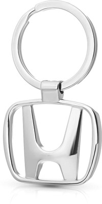 Cp Bigbasket Honda Metal SIlver Key ring for honda Key Chain