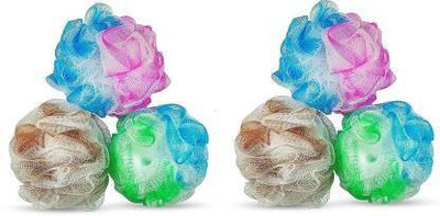 kanha traders Loofah(Pack of 6, Multicolor)