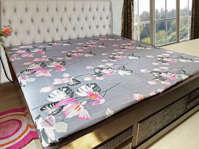 GRINAF Zippered King Size Breathable Mattress Cover(Silver)