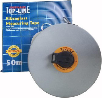 FREEMANS Top line 50meter tape fibre Measurement Tape(50 m)