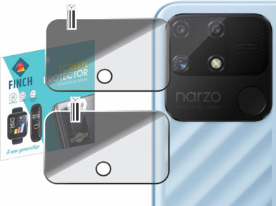 FINCH Back Camera Lens Glass Protector for Realme Narzo 50A(Pack of: 2)