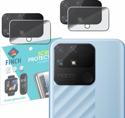 FINCH Back Camera Lens Glass Protector for Realme Narzo 50A(Pack of: 2)