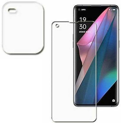 S9HUB Front & Back Camera Lens Glass Protector for Oppo Find X3 Pro(Pack of: 2)