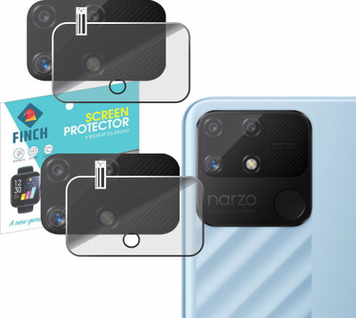 FINCH Back Camera Lens Glass Protector for Realme Narzo 50A(Pack of: 2)