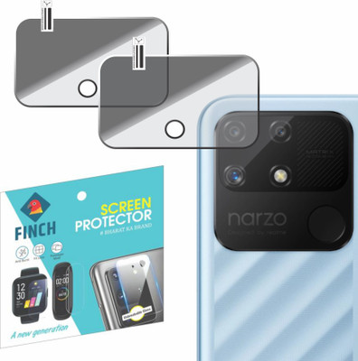 FINCH Back Camera Lens Glass Protector for Realme Narzo 50A(Pack of: 2)
