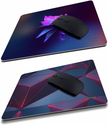 SMULY COLOR WOLF COMBO & glow red abstract Non-Slip I Am Capable of Amazing Things, Motivational Quotes Printed Mouse Pad for Gaming Computer, Laptop, PC Mouse Pad (Multicolor) Mousepad