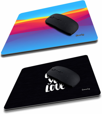 SMULY coloured desirt combo & do what you love Non-Slip I Am Capable of Amazing Things, Motivational Quotes Printed Mouse Pad for Gaming Computer, Laptop, PC Mouse Pad (Multicolor) Non Slip Base Mousepad(Multicolor)