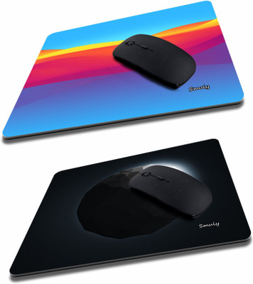 SMULY coloured desirt combo & grey 3d sphere Non-Slip I Am Capable of Amazing Things, Motivational Quotes Printed Mouse Pad for Gaming Computer, Laptop, PC Mouse Pad (Multicolor) Non Slip Base Mousepad(Multicolor)