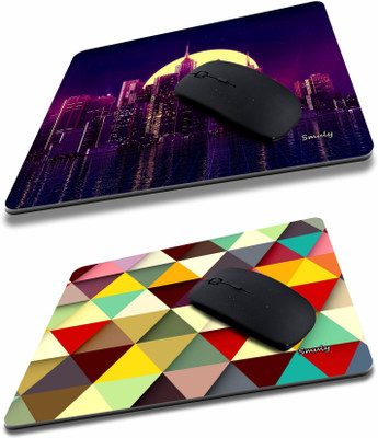 SMULY CITY MOON COMBO &coloured triangles Non-Slip I Am Capable of Amazing Things, Motivational Quotes Printed Mouse Pad for Gaming Computer, Laptop, PC Mouse Pad (Multicolor) Non Slip Base Mousepad(Multicolor) SMULY CITY MOON COMBO &coloured triangles Non-Slip I Am Capable of Amazing Things, Motivational Quotes Printed Mouse Pad for Gaming Computer, Laptop, PC Mouse Pad (Multicolor) Non Slip Base Mousepad(Multicolor)
