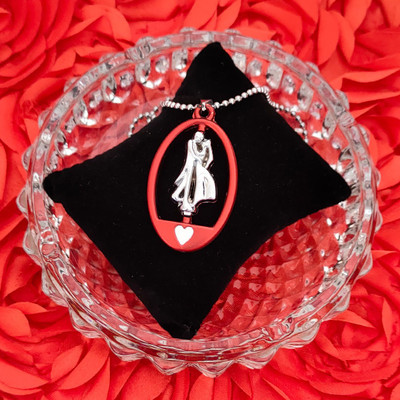 Shiv Jagdamba Gift Rotational Dancing Couple Metal Pendant