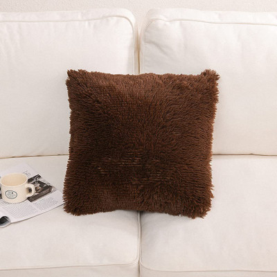PICKKART Microfibre Solid Sleeping Pillow Pack of 1(Coffee)