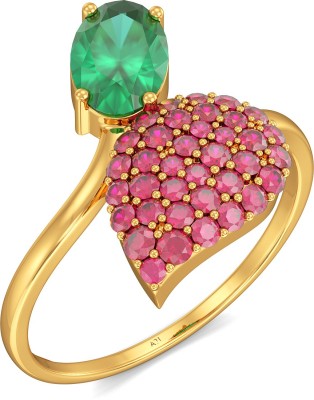 Joyalukkas 22kt Purity Florel Design Ring 22kt Ruby Yellow Gold ring
