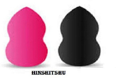 HINSHITSHU Make up Sponge Beauty Blender Puff ( Pack of 2 ) Multicolor