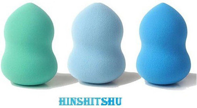 HINSHITSHU Blender Puff Makeup ( Pack of 3 ) Multicolor