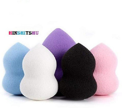 HINSHITSHU Blender Puff Makeup ( Pack of 5 ) Multicolor