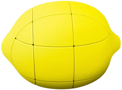 D ETERNAL Fruit Shape Stickerless Lemon Speed Magic Cube Puzzle Game Toy(1 Pieces)