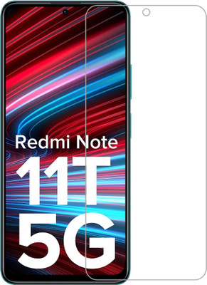 Ten To 11 Tempered Glass Guard for Redmi Note 11T 5G(Pack of 1)
