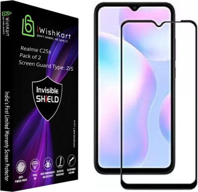 iWishKart Edge To Edge Screen Guard for Realme C25s(Pack of 2)