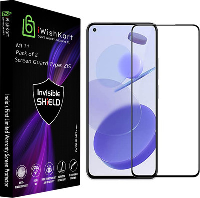 iWishKart Edge To Edge Screen Guard for MI 11 , Xiaomi MI 11(Pack of 2)