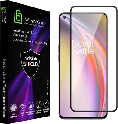 iWishKart Edge To Edge Screen Guard for Realme GT 5G(Pack of 3)