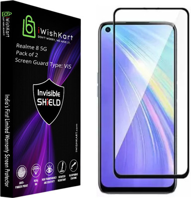 iWishKart Edge To Edge Screen Guard for Realme 8 5G(Pack of 2)