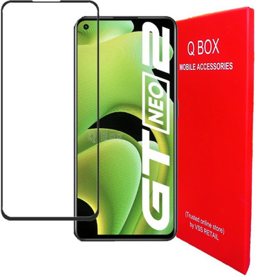 Q Box Edge To Edge Tempered Glass for Realme GT Neo2(Pack of 1)