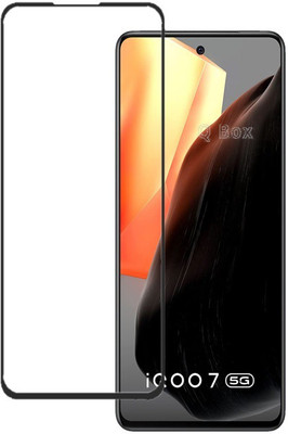 Q Box Edge To Edge Tempered Glass for VIVO IQOO7(Pack of 1)