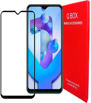 Q Box Edge To Edge Tempered Glass for VIVO Y1s(Pack of 1)