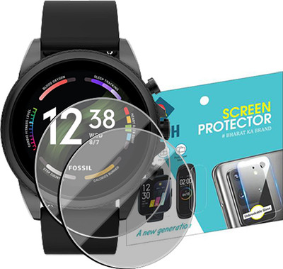 FINCH Front and Back Tempered Glass for FOSSIL GEN 6 (42''MM) SMART WATCH(Pack of 2)