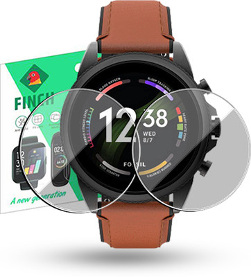 FINCH Front and Back Tempered Glass for FOSSIL GEN 6 (42''MM) SMART WATCH(Pack of 2)