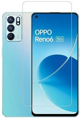 GDBUY Tempered Glass Guard for OPPO Reno6 5G, OPPO Reno6, OPPO Reno 6 5G, OPPO Reno 6(Pack of 1)