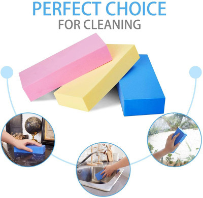 ExpressHub Microfiber Vehicle Washing  Sponge(Pack Of 3)