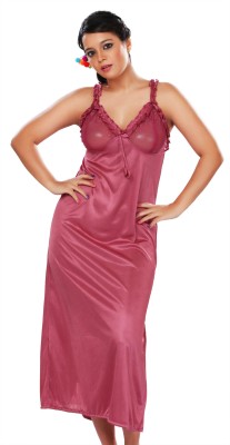 PHALIN Women Nighty(Pink)