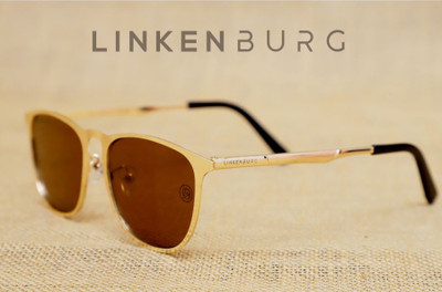 LINKENBURG Aviator Sunglasses(For Men, Brown)