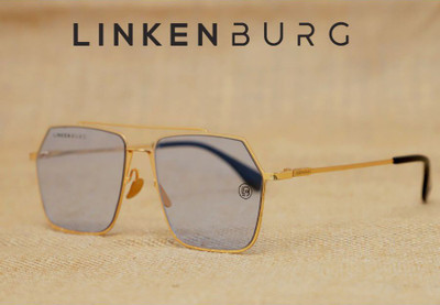 LINKENBURG Aviator Sunglasses(For Men, Blue)