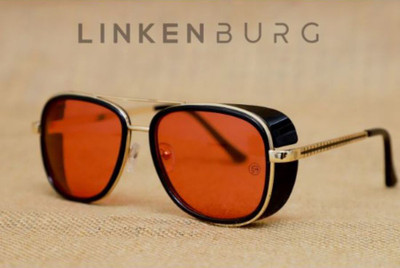 LINKENBURG Aviator Sunglasses(For Men, Red)