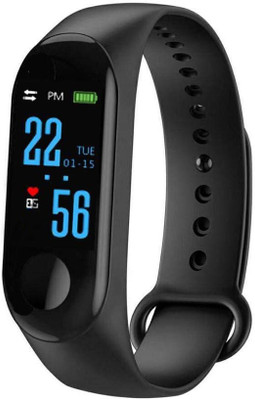 TXOR LUCIFER, M3 Black Smart Fitness Band(Black Strap, Size : Standard)