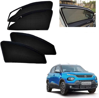 AuTO ADDiCT Side Window Sun Shade For Tata(Black)