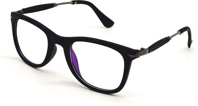 BAJERO Retro Square Sunglasses(For Men & Women, Clear)