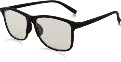 Alchiko Retro Square, Wayfarer Sunglasses(For Men & Women, Clear)