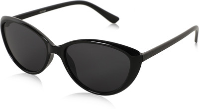 Alchiko Cat-eye Sunglasses(For Men & Women, Black)