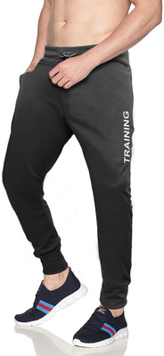 AVOLT Solid Men Grey Track Pants