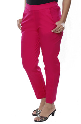 Anukriti Tapered Women Pink Trousers